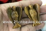 CDN484 30*40mm angel yellow tiger eye decorations wholesale