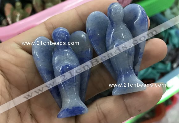 CDN494 35*50mm angel blue aventurine decorations wholesale