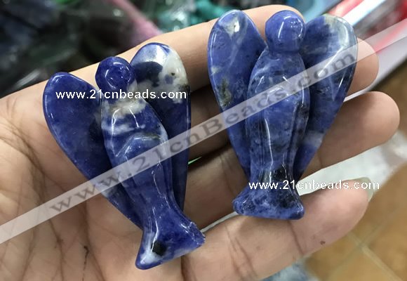 CDN495 35*50mm angel sodalite decorations wholesale