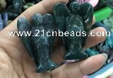 CDN500 35*50mm angel moss agate decorations wholesale