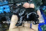 CDN519 33*65*45mm elephant black agate decorations wholesale