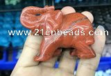 CDN520 33*65*45mm elephant red jasper decorations wholesale