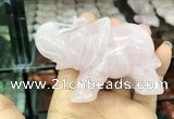 CDN530 35*80*55mm elephant rose quartz decorations wholesale