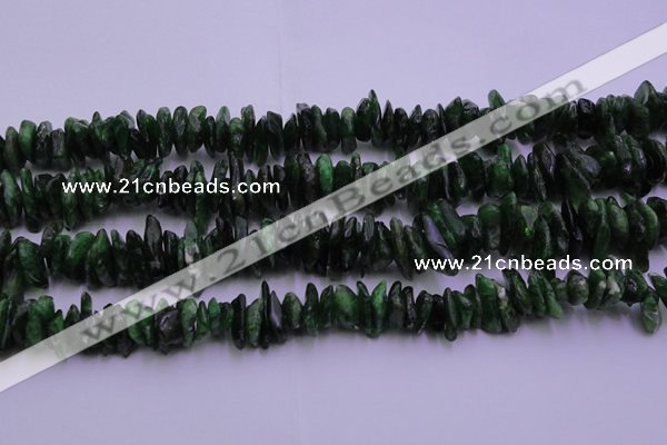 CDP71 15.5 inches 5*10mm - 8*15mm diopside chips gemstone beads