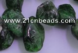 CDP75 15.5 inches 8*15mm - 10*20mm diopside chips gemstone beads