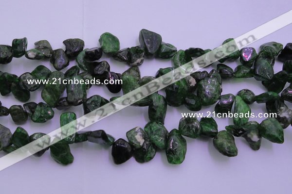 CDP75 15.5 inches 8*15mm - 10*20mm diopside chips gemstone beads