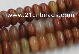 CDQ04 15.5 inches 6*12mm rondelle natural red quartz beads wholesale