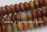 CDQ17 15.5 inches 3*6mm rondelle natural red quartz beads wholesale