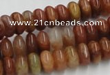 CDQ18 15.5 inches 4*8mm rondelle natural red quartz beads wholesale