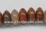 CDQ32 15.5 inches 10*18mm rondelle natural red quartz beads wholesale