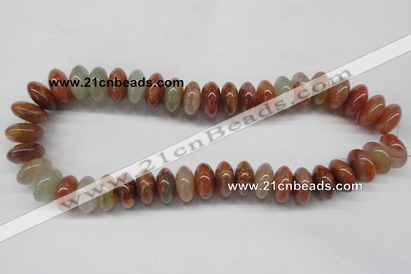 CDQ32 15.5 inches 10*18mm rondelle natural red quartz beads wholesale