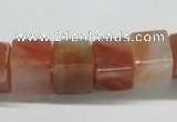 CDQ37 15.5 inches 12*12mm cube natural red quartz beads wholesale