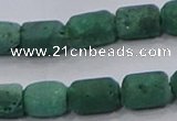 CDQ606 8 inches 6*8mm drum druzy quartz beads wholesale