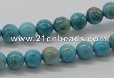 CDS02 16 inches 8mm round dyed serpentine jasper beads wholesale