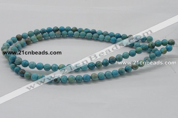 CDS02 16 inches 8mm round dyed serpentine jasper beads wholesale