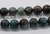 CDS07 16 inches 10mm round dyed serpentine jasper beads wholesale