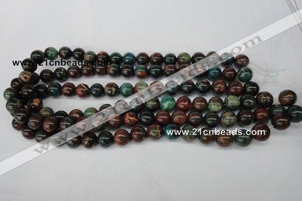 CDS186 15.5 inches 8mm round dyed serpentine jasper beads