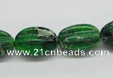 CDT77 15.5 inches 14*20mm star fruit shaped dyed aqua terra jasper beads