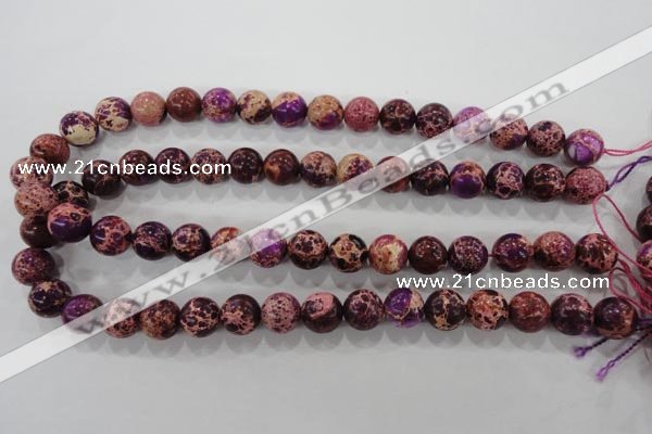 CDT833 15.5 inches 10mm round dyed aqua terra jasper beads wholesale