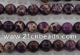 CDT842 15.5 inches 8mm round dyed aqua terra jasper beads wholesale