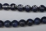 CDU102 15.5 inches 8mm round blue dumortierite beads wholesale