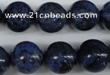 CDU108 15.5 inches 20mm round blue dumortierite beads wholesale