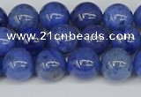 CDU342 15.5 inches 8mm round blue dumortierite beads wholesale