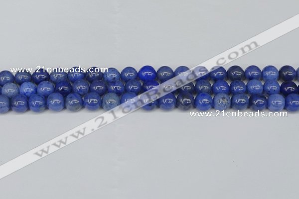 CDU342 15.5 inches 8mm round blue dumortierite beads wholesale