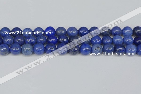 CDU345 15.5 inches 14mm round blue dumortierite beads wholesale