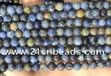 CDU361 15.5 inches 6mm round sunset dumortierite beads wholesale