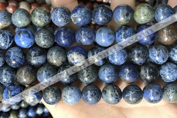 CDU364 15.5 inches 12mm round sunset dumortierite beads wholesale