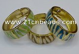 CEB167 20mm width gold plated alloy with enamel bangles wholesale