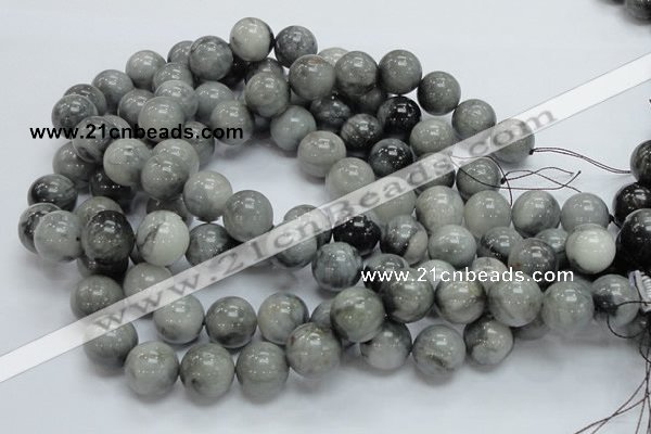 CEE06 15.5 inches 16mm round eagle eye jasper beads wholesale