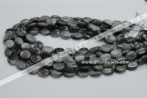 CEE16 15.5 inches 12*16mm oval eagle eye jasper beads wholesale