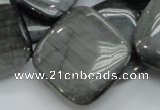 CEE18 15.5 inches 30*30mm diamond eagle eye jasper beads wholesale