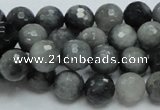 CEE21 15.5 inches 10mm faceted round eagle eye jasper beads wholesale