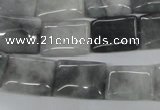 CEE210 15.5 inches 12*16mm rectangle eagle eye jasper beads