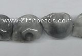 CEE215 15.5 inches 15*18mm skull shape eagle eye jasper beads