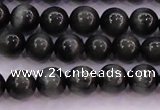 CEE502 15.5 inches 8mm round AAA grade green eagle eye jasper beads