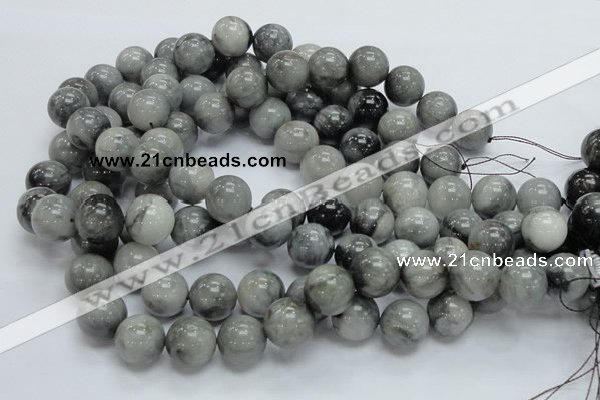 CEE61 15.5 inches 14mm round eagle eye jasper beads wholesale