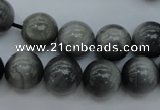 CEE65 15.5 inches 12mm round eagle eye jasper beads wholesale