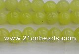 CEJ201 15.5 inches 6mm round lemon jade beads wholesale