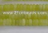 CEJ210 15.5 inches 2*4mm rondelle lemon jade beads wholesale