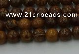 CEJ300 15.5 inches 4mm round elephant skin jasper beads wholesale