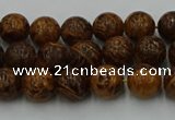 CEJ301 15.5 inches 6mm round elephant skin jasper beads wholesale