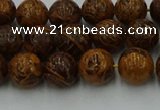 CEJ302 15.5 inches 8mm round elephant skin jasper beads wholesale