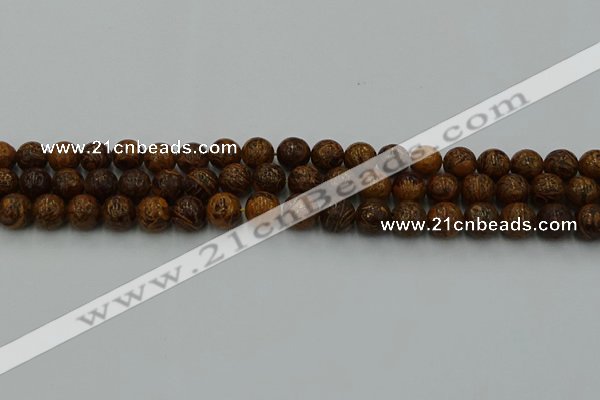 CEJ302 15.5 inches 8mm round elephant skin jasper beads wholesale