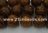 CEJ303 15.5 inches 10mm round elephant skin jasper beads wholesale