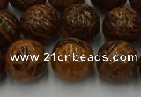 CEJ305 15.5 inches 14mm round elephant skin jasper beads wholesale