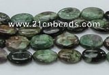 CEM11 15.5 inches 8*12mm oval emerald gemstone beads wholesale